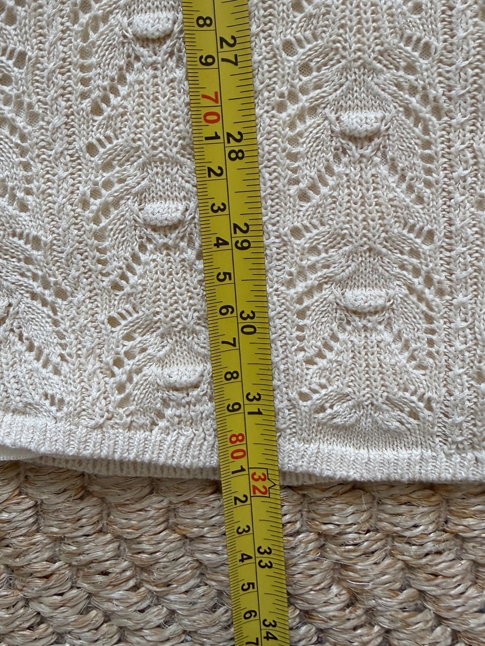 Sezane Willa Sleeveless Cream Knit Button-Front Dress - Picture 9 of 9
